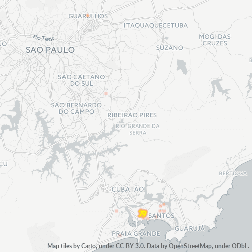 11370-000 Mapa de calor de densidad empresarial