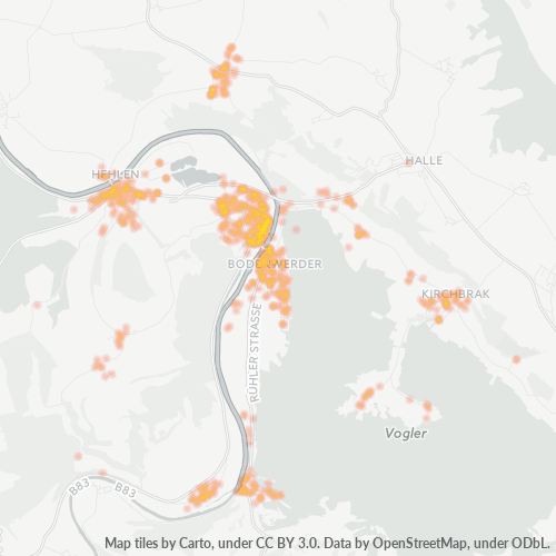 Heatmap für plz 37619