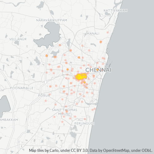 600031 Business Density Heatmap