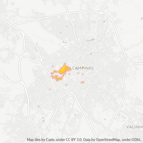 13032-000 Heatmap de Densidade da Empresa