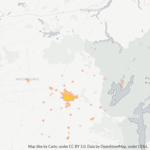 62-230 Mapa intensywności działalności gospodarczej