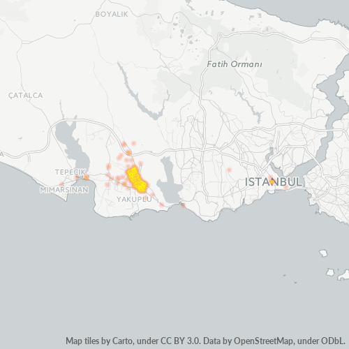 34513 Şirket Yoğunluğu Isı Haritası