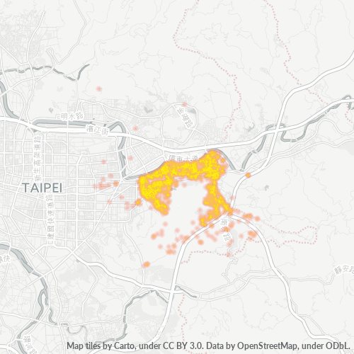 115 商業密度熱圖