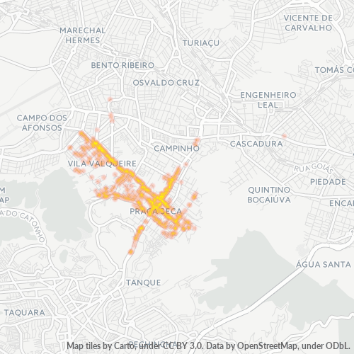 21321-000 Heatmap de Densidade da Empresa