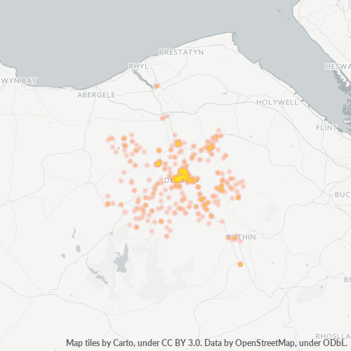 LL16 Business Density Heatmap