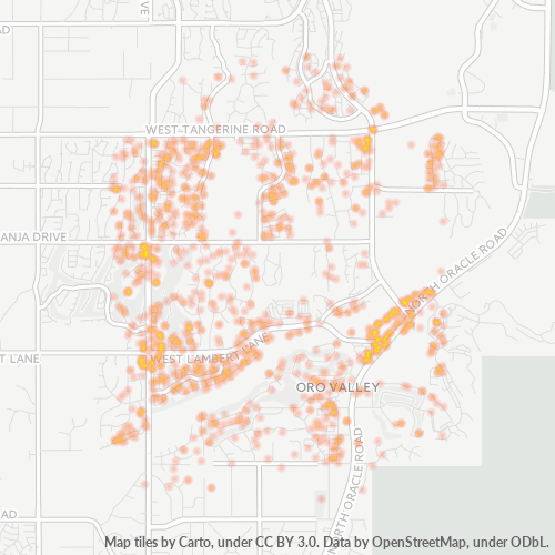 85737 Business Density Heatmap