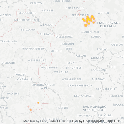 Heatmap für plz 35232