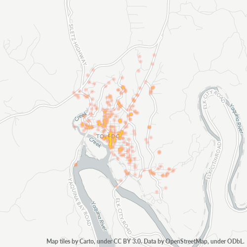 97391 Business Density Heatmap
