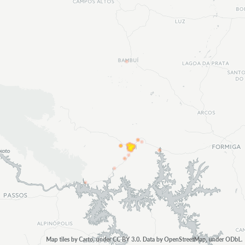37925-000 Heatmap de Densidade da Empresa