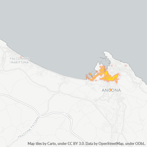 Mappa di calore per cap 60125