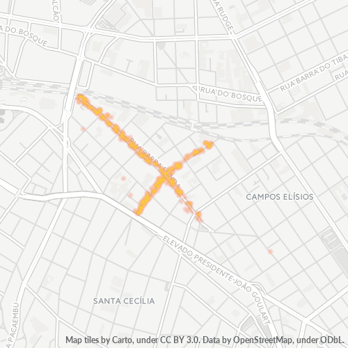 01152-000 Heatmap de Densidade da Empresa