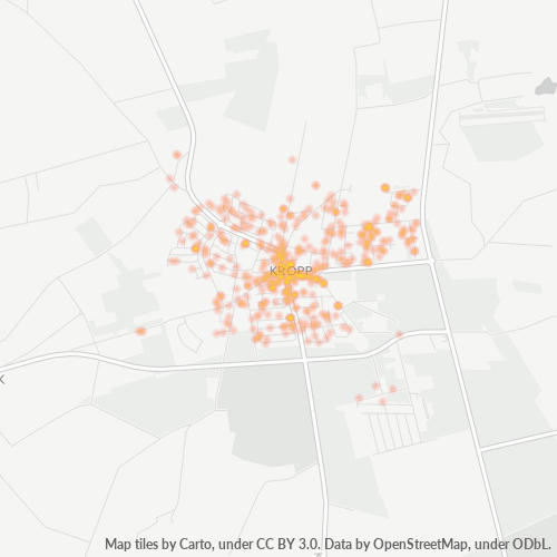 Heatmap für plz 24848