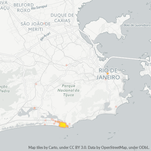 22621-000 Heatmap de Densidade da Empresa