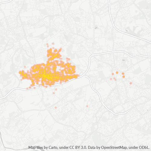 Heatmap für plz 44866