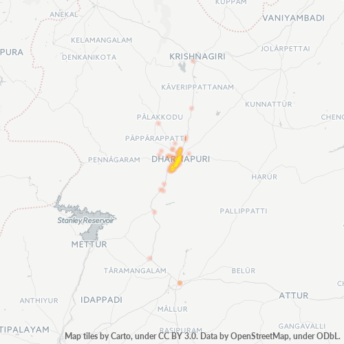 636701 Business Density Heatmap