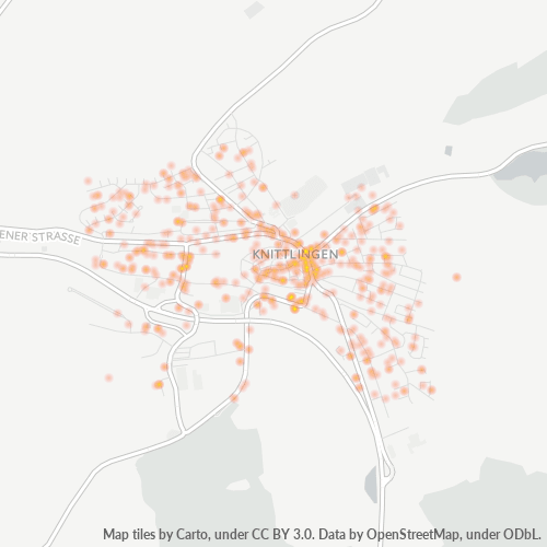 Heatmap für plz 75438