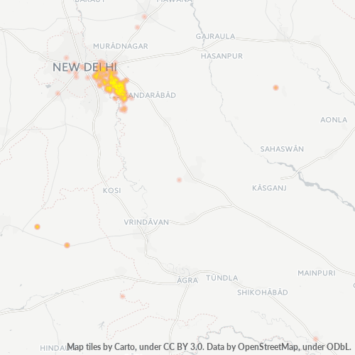 201306 Business Density Heatmap