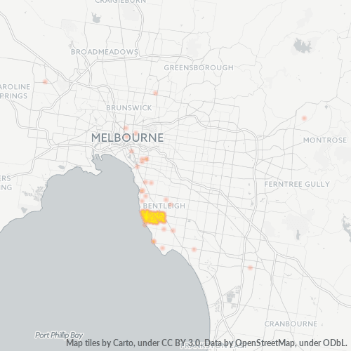 3188 Business Density Heatmap