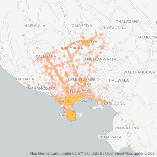 80000 Business Density Heatmap