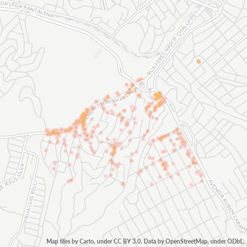 06663-000 Mapa de calor de densidad empresarial