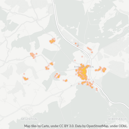 Heatmap für plz 55494