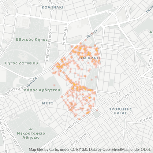 116 35 Χάρτης θερμότητας πυκνότητας επιχείρησης