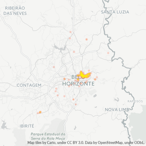 31015-000 Mapa de calor de densidad empresarial