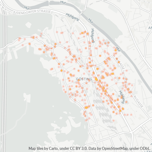 Heatmap für postleitzahl 8051