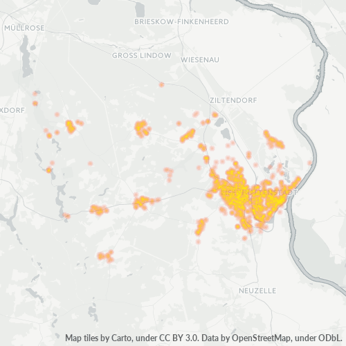 Heatmap für plz 15890