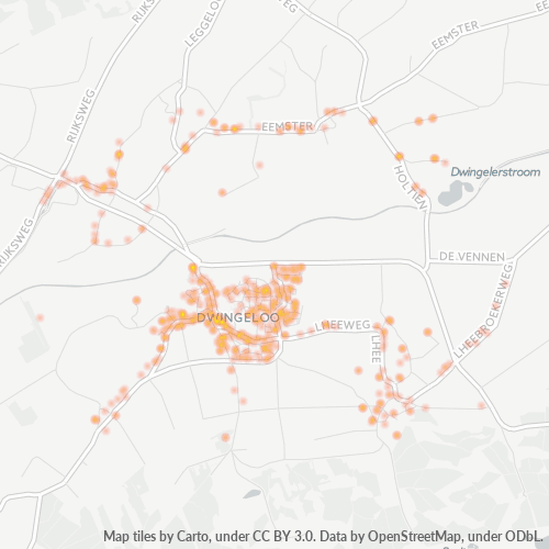 7991 Heatmap Bedrijfsdichtheid