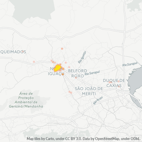 26215-000 Mapa de calor de densidad empresarial
