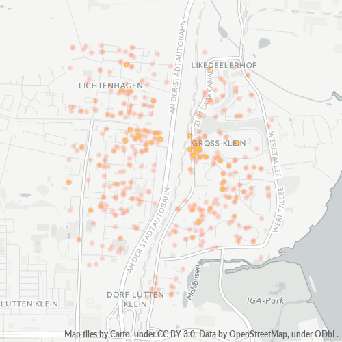 18109 Standortdichte-Heatmap