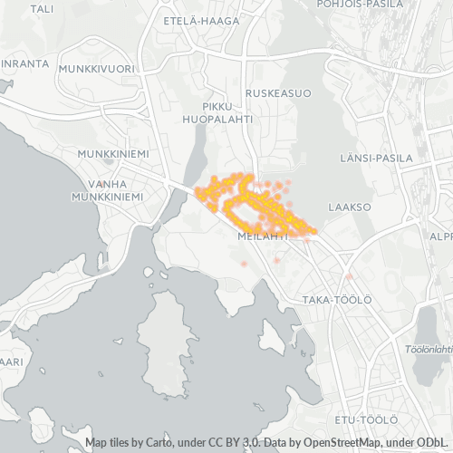 00270 Yritystiheys lämpökarttana