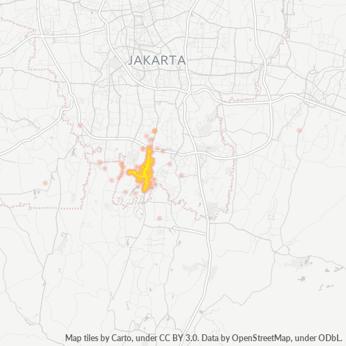 12610 Peta Panas Densitas Bisnis