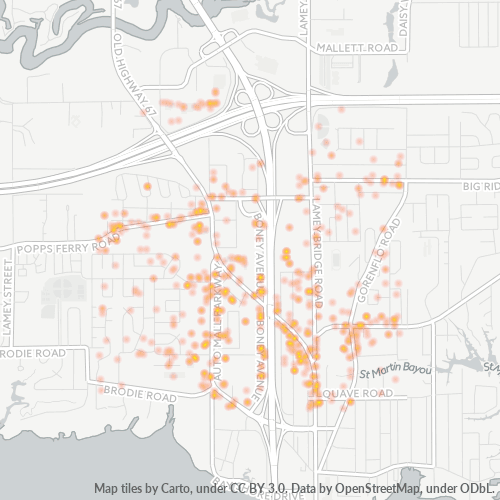 39540 Business Density Heatmap