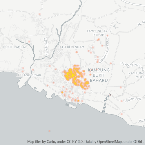 75400 Heatmap Ketumpatan Perniagaan