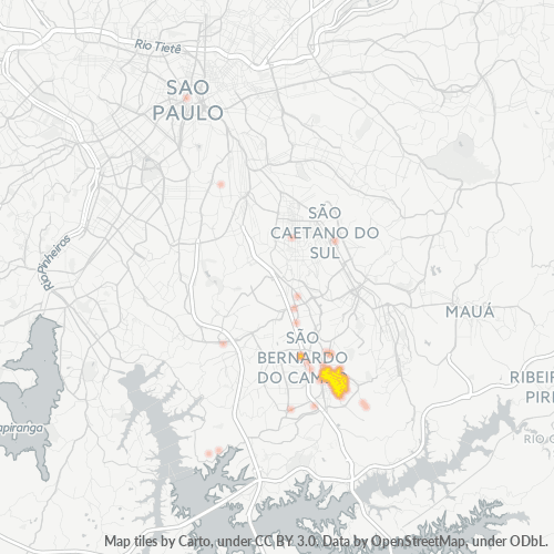 09770-000 Heatmap de Densidade da Empresa