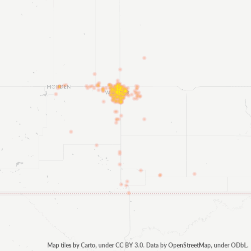 R6W Business Density Heatmap