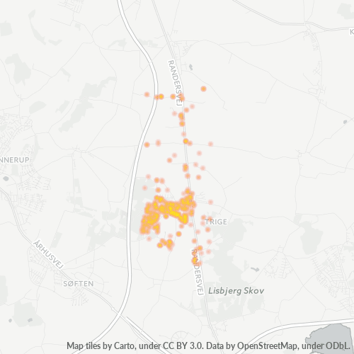8380 Heatmap over forretningstæthed