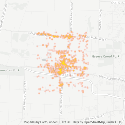 14559 Business Density Heatmap