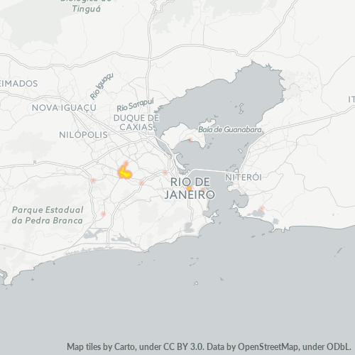 21350-000 Mapa de calor de densidad empresarial