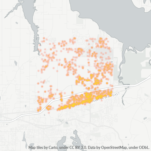 98516 Business Density Heatmap