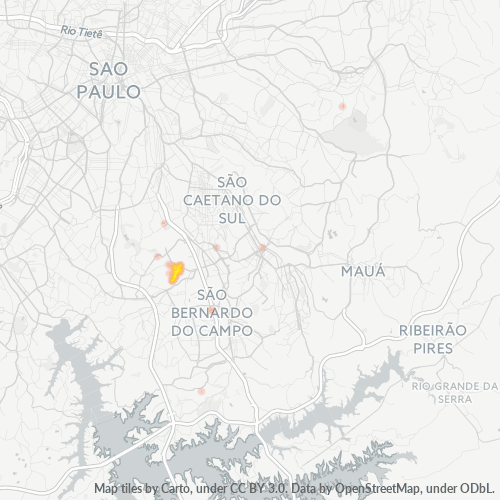 09690-000 Heatmap de Densidade da Empresa