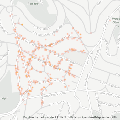 05083-000 Heatmap de Densidade da Empresa