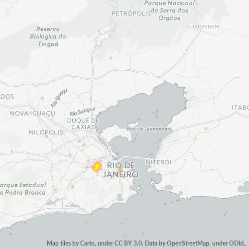 20780-000 Heatmap de Densidade da Empresa