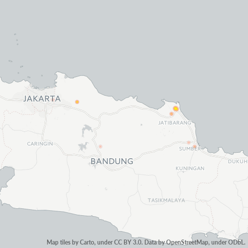 45212 Peta Panas Densitas Bisnis