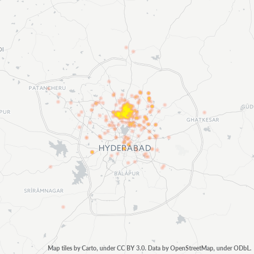 500011 Business Density Heatmap