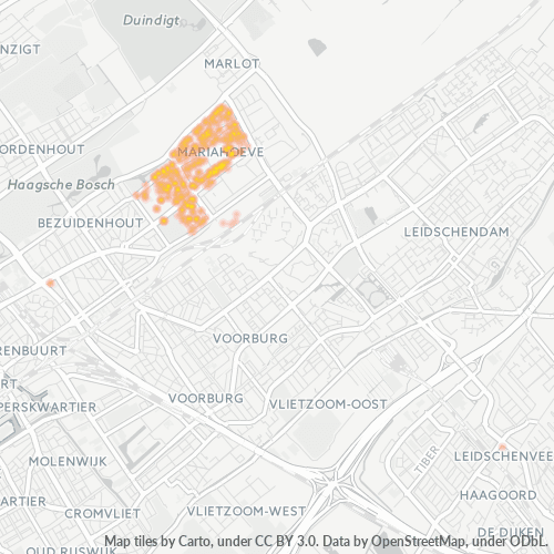 2592 Heatmap Bedrijfsdichtheid