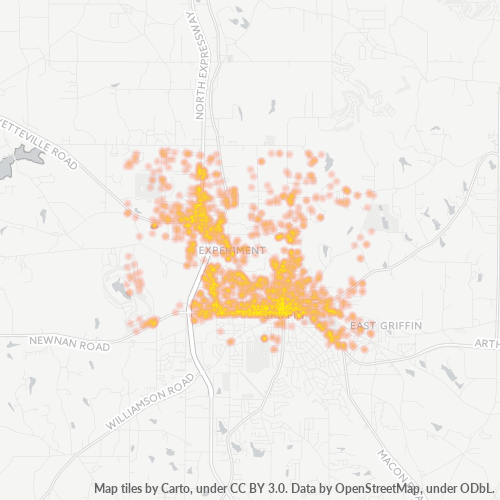 30223 Business Density Heatmap