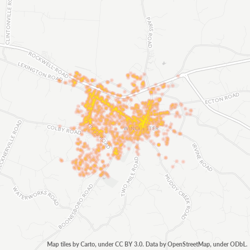 40391 Business Density Heatmap